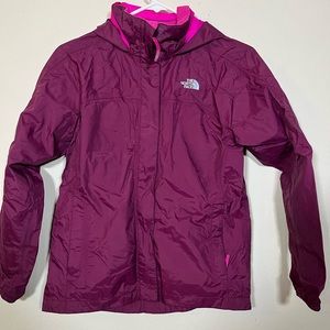 The North Face HyVent Rain Jacket Girls Size Large 14-16